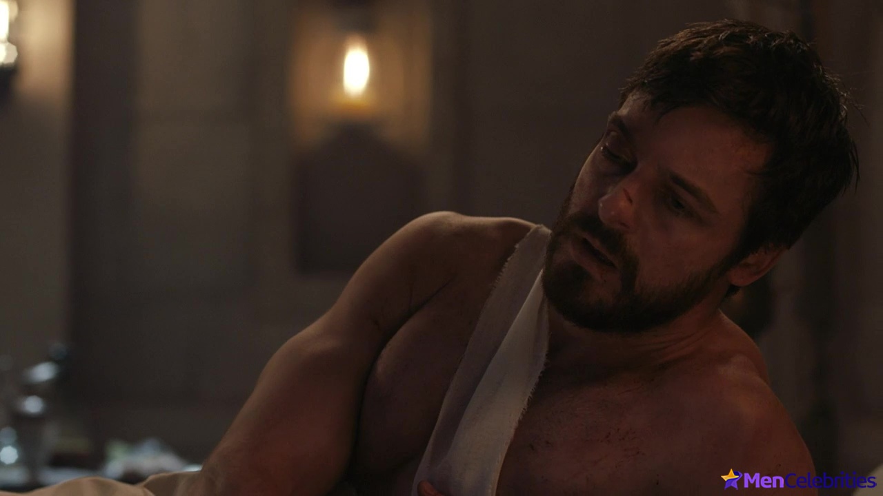 Jake Stormoen naked in The Outpost