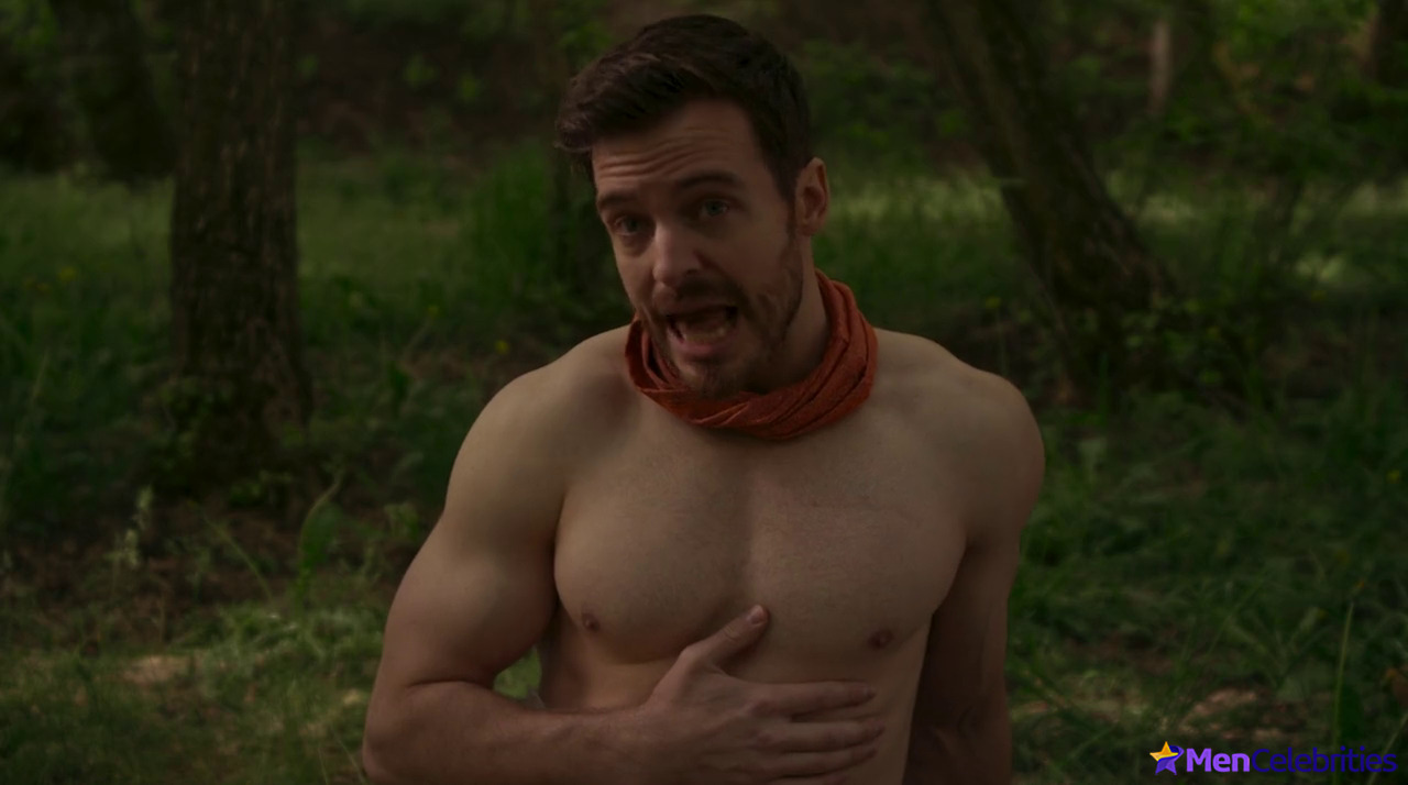 Jake Stormoen shirtless in Love Lost and Found