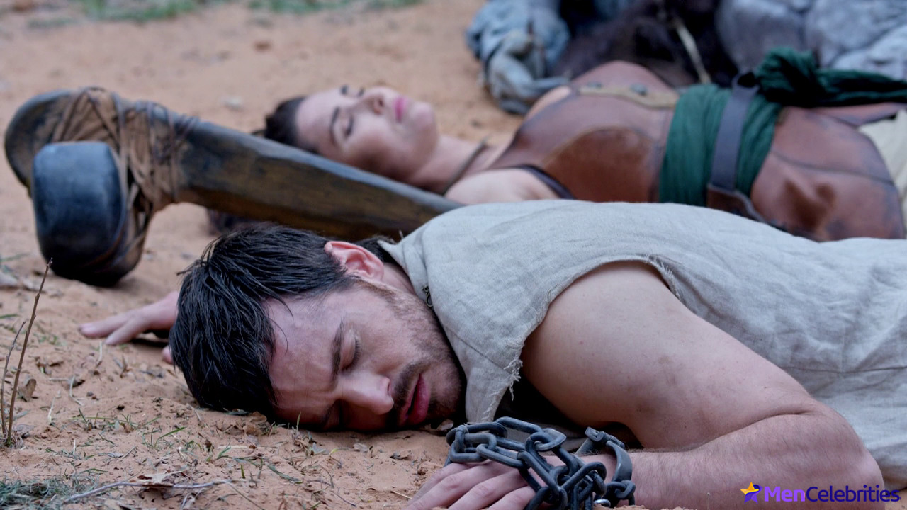 Jake Stormoen naked in The Outpost