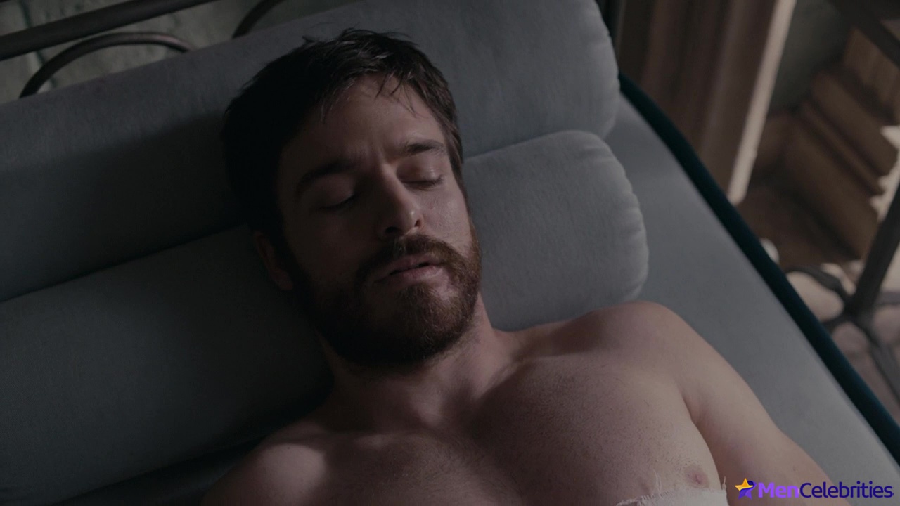 Jake Stormoen naked in The Outpost