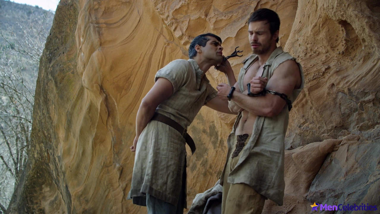 Jake Stormoen naked in The Outpost