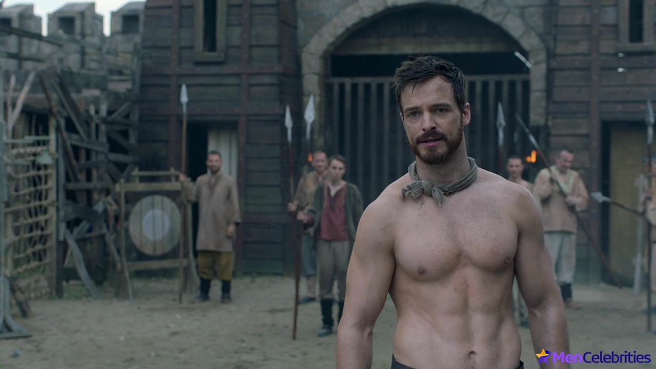 Jake Stormoen naked in The Outpost