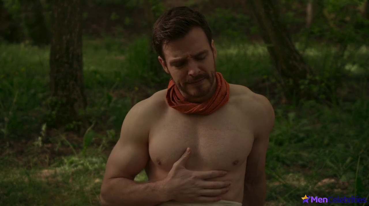Jake Stormoen shirtless in Love Lost and Found
