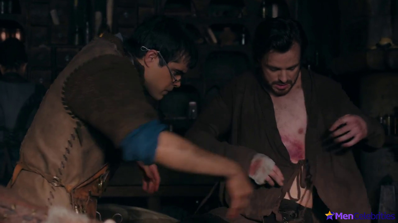 Jake Stormoen naked in The Outpost