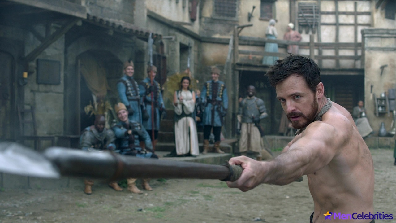 Jake Stormoen naked in The Outpost