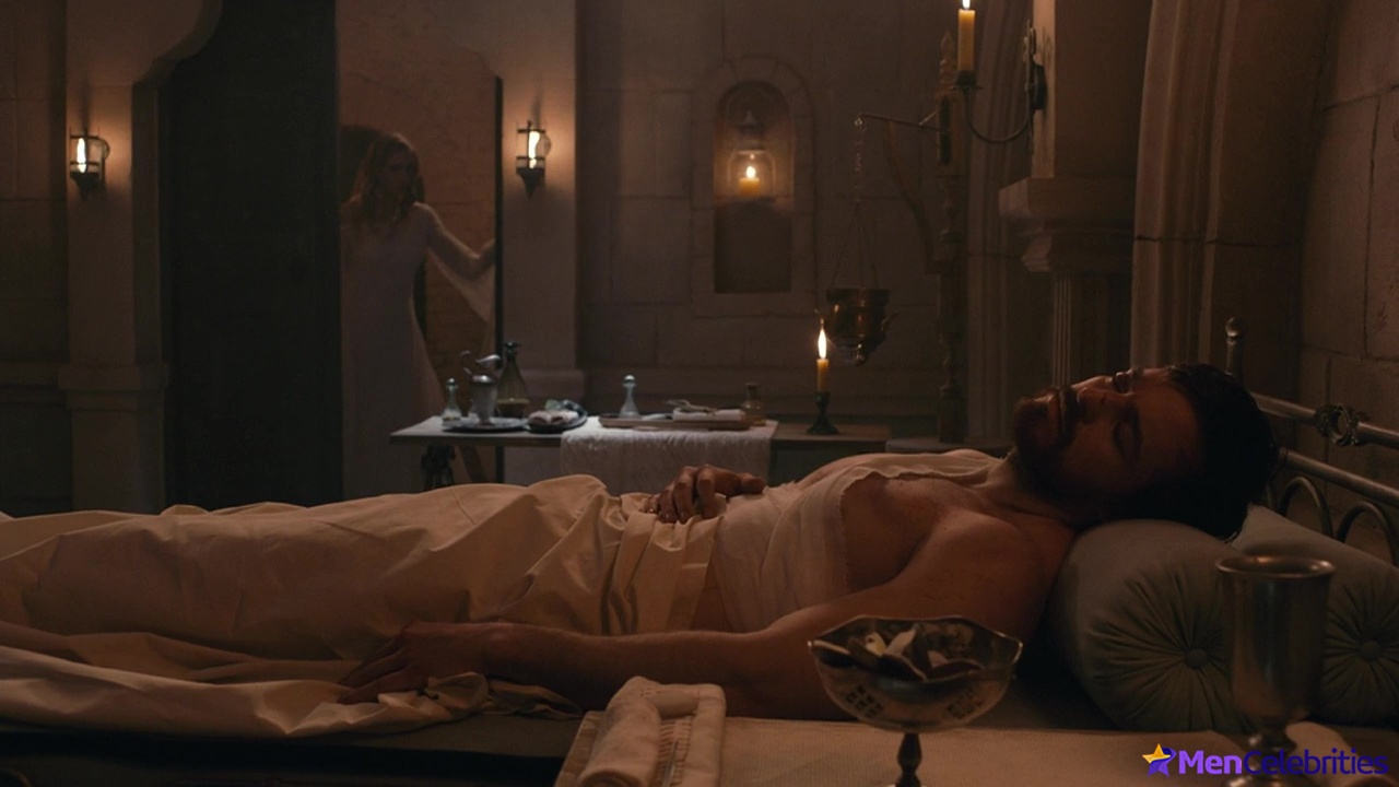 Jake Stormoen naked in The Outpost
