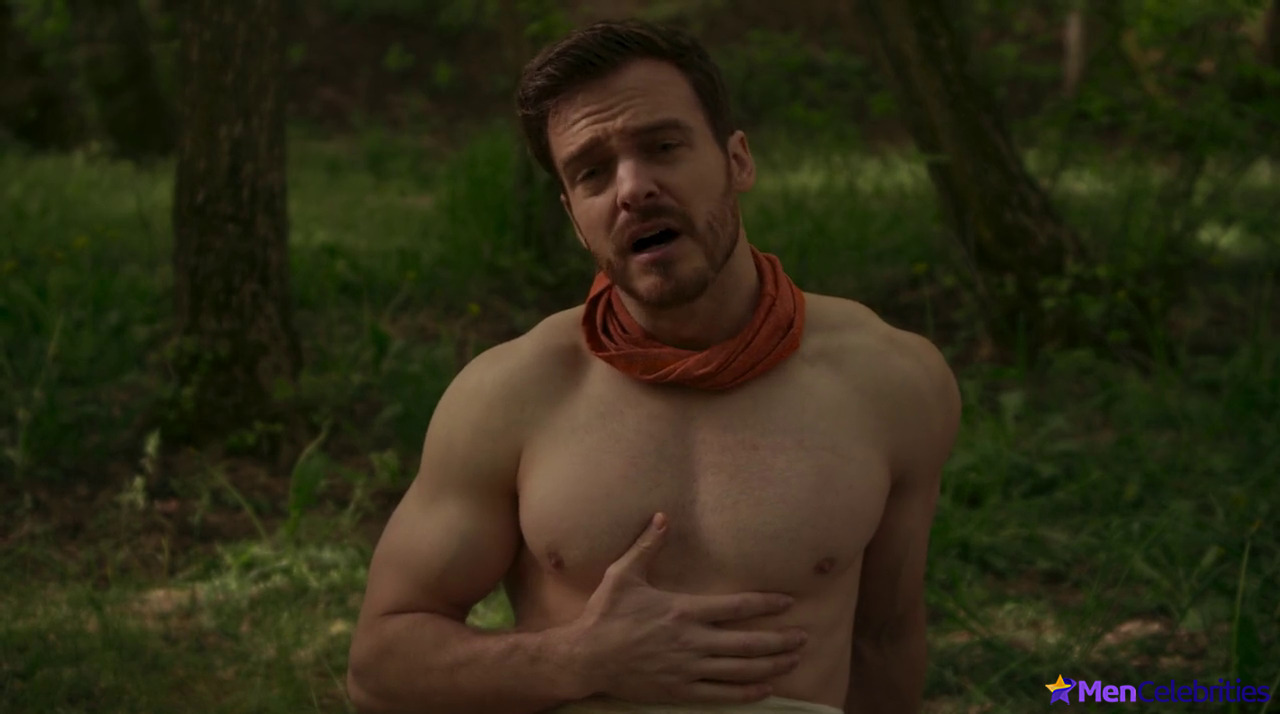Jake Stormoen shirtless in Love Lost and Found