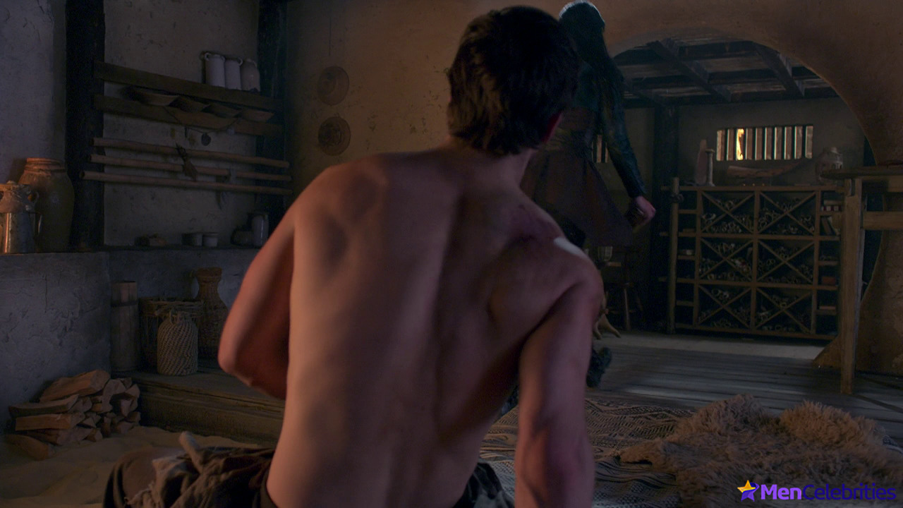 Jake Stormoen naked in The Outpost