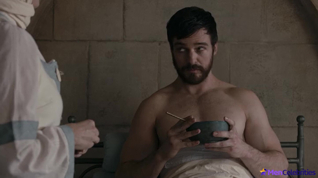 Jake Stormoen naked in The Outpost