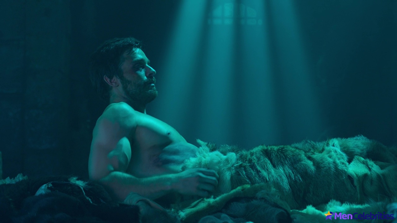 Jake Stormoen naked in The Outpost