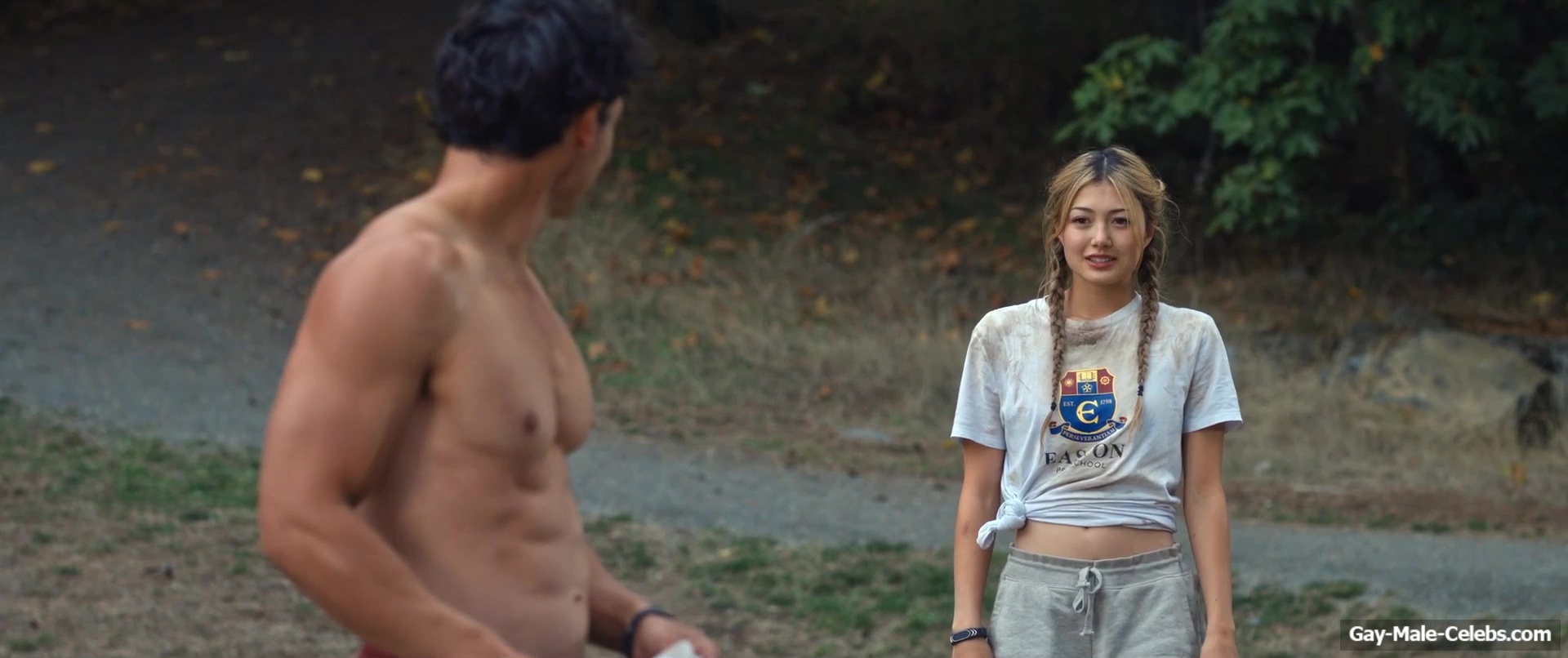 Kyle Clark Shows Nude Muscle Torso In Crew Girl