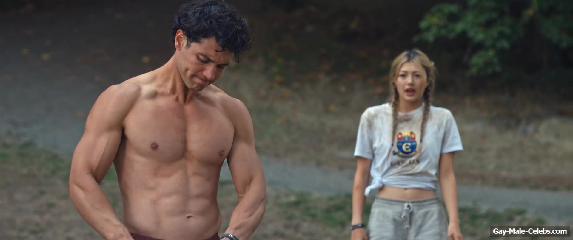 Kyle Clark Shows Nude Muscle Torso In Crew Girl