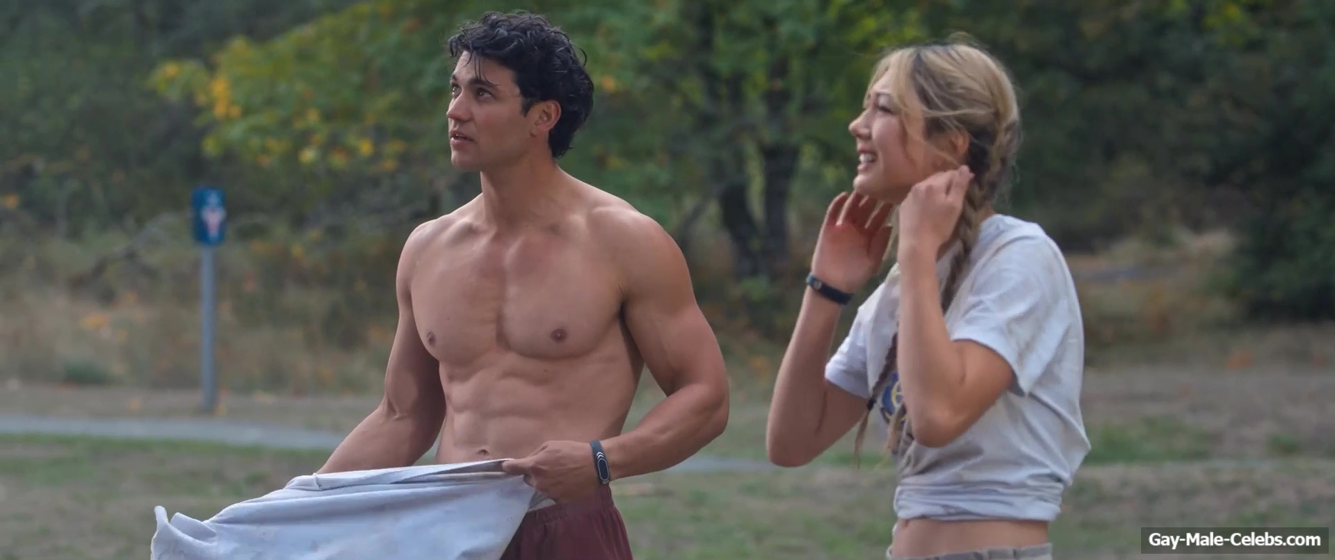 Kyle Clark Shows Nude Muscle Torso In Crew Girl