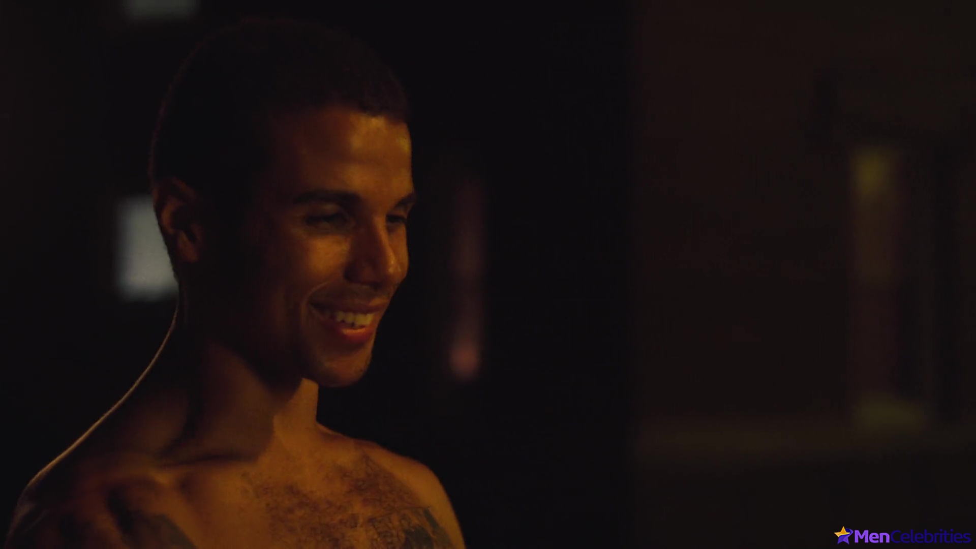 Mason Gooding shirtless and bulge in Pools
