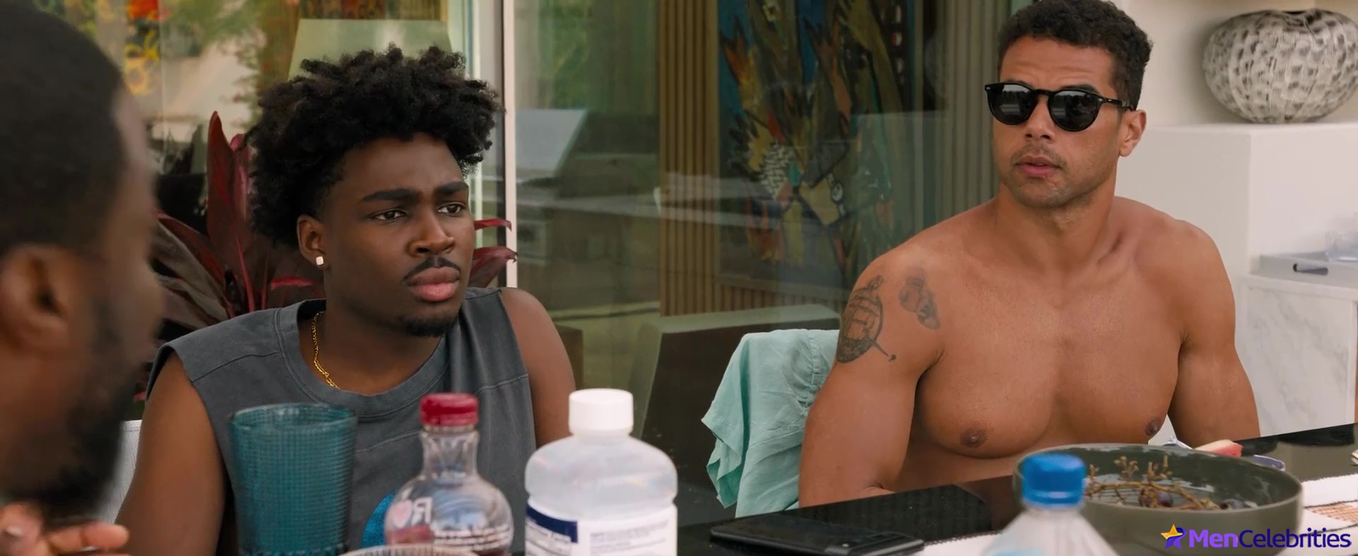 Mason Gooding shirtless in 72 Hours