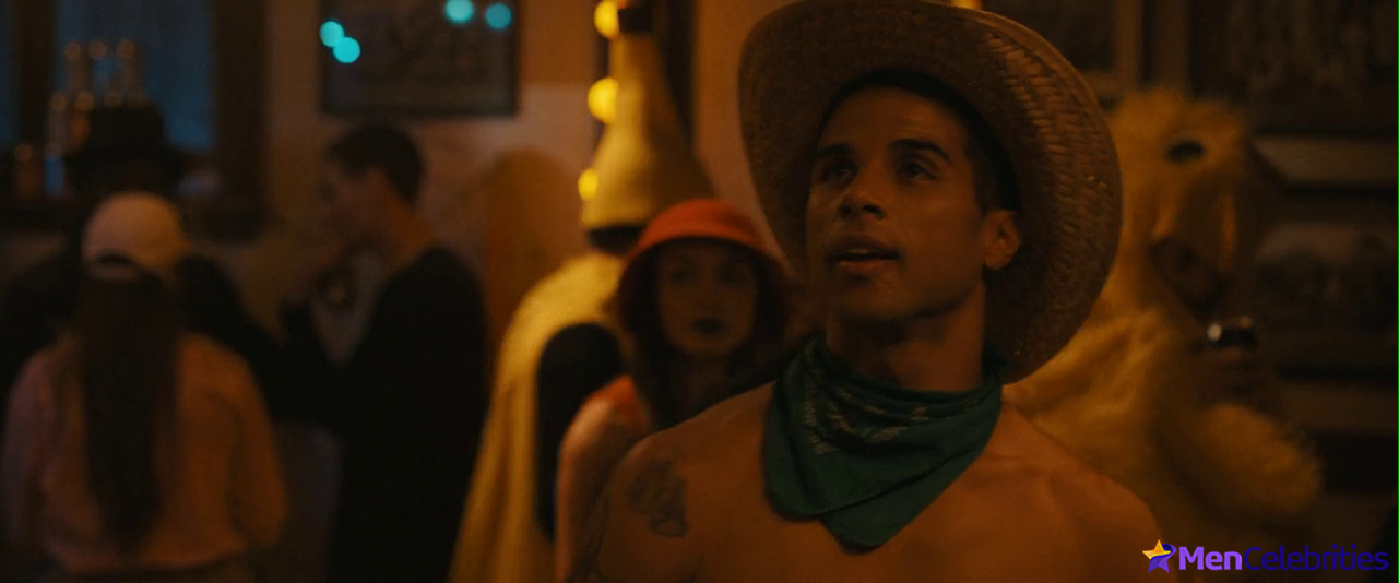 Mason Gooding shirtless in Scream 4