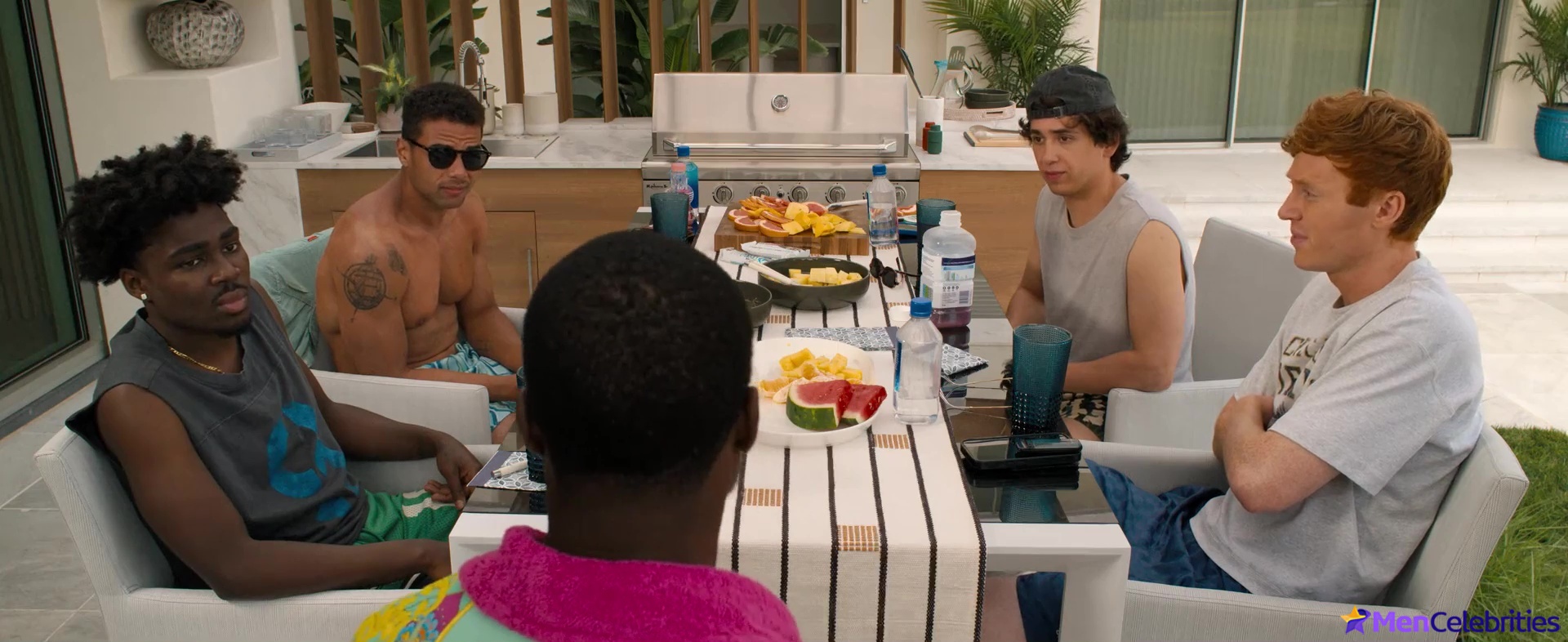 Mason Gooding shirtless in 72 Hours