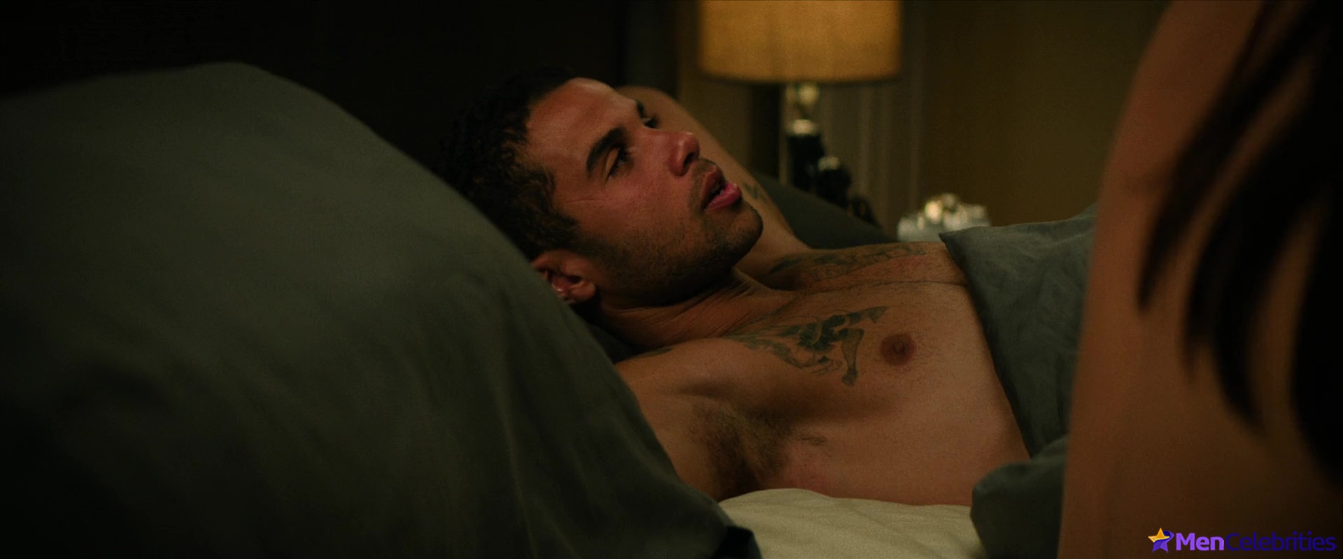 Mason Gooding shirtless in Under Fire