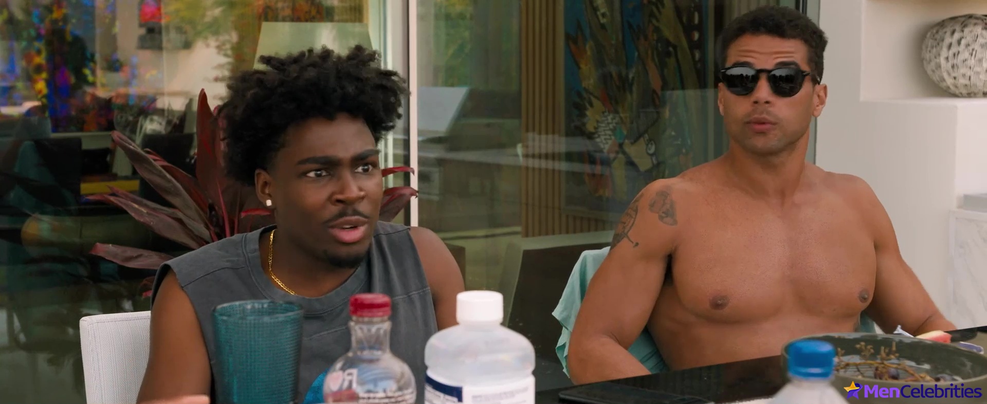 Mason Gooding shirtless in 72 Hours