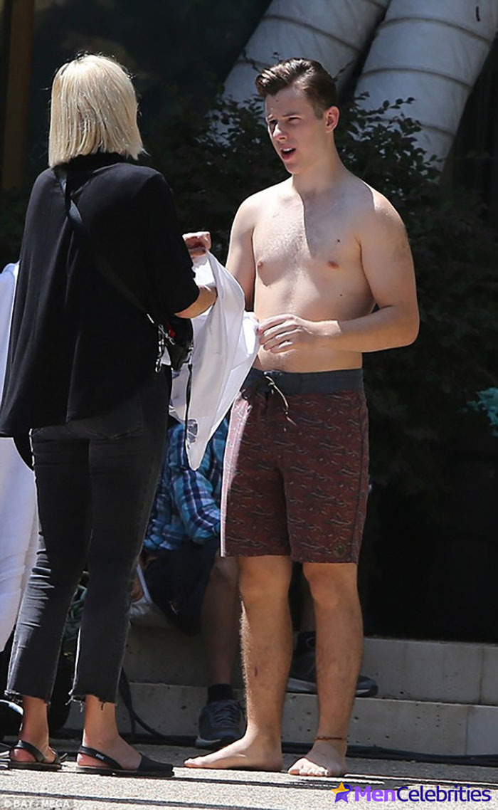 Nolan Gould nude and shirtless beach photos