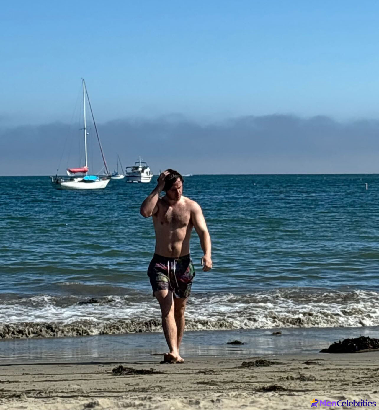 Nolan Gould nude and shirtless beach photos