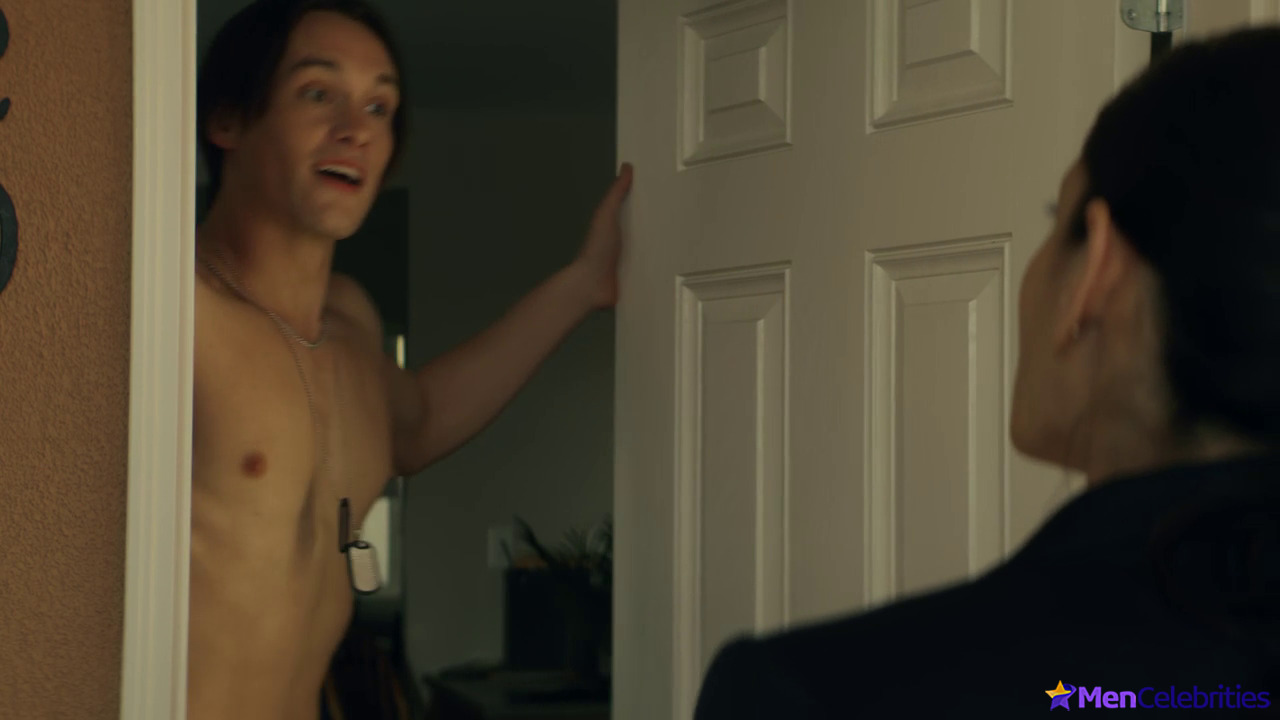 Tom Stevens shirtless in Secrets of a Marines Wife