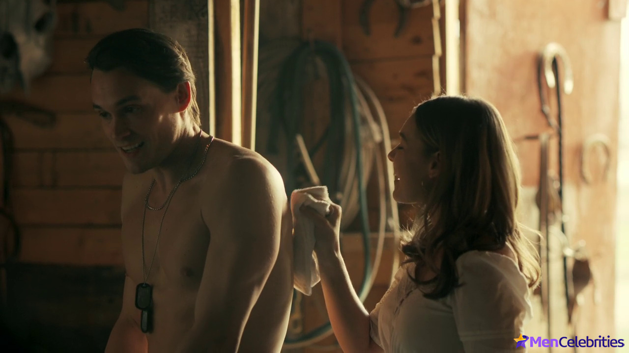 Tom Stevens shirtless in Secrets of a Marines Wife