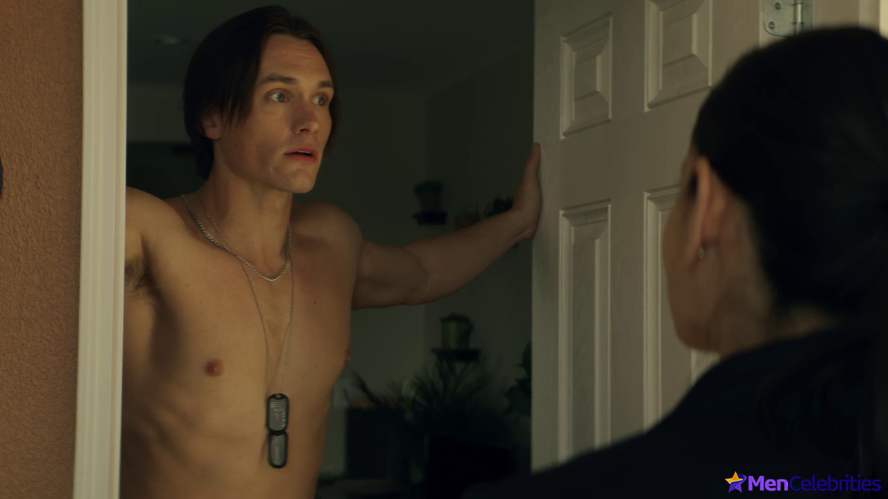 Tom Stevens shirtless in Secrets of a Marines Wife