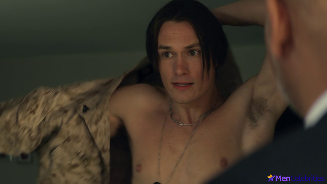 Tom Stevens shirtless in Secrets of a Marines Wife