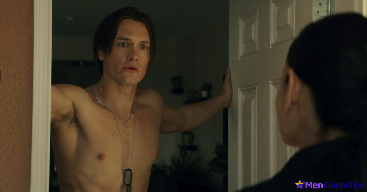 Tom Stevens shirtless in Secrets of a Marines Wife