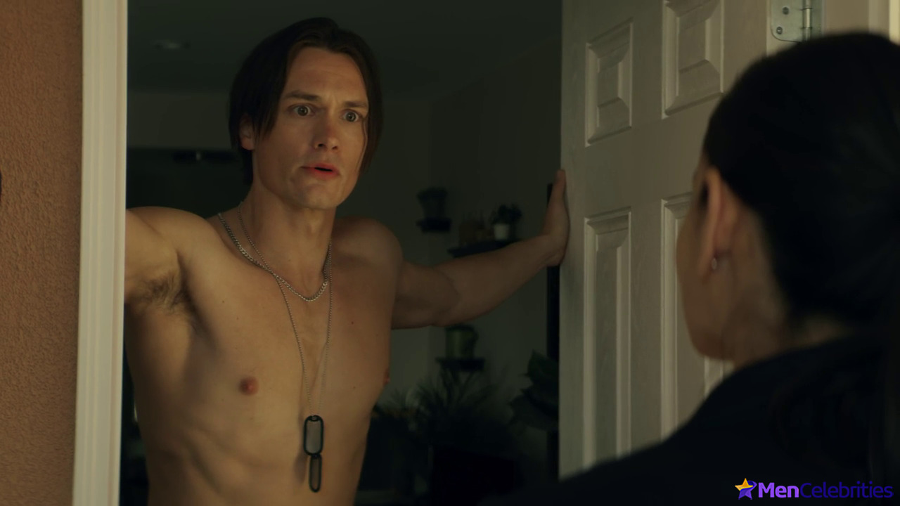 Tom Stevens shirtless in Secrets of a Marines Wife