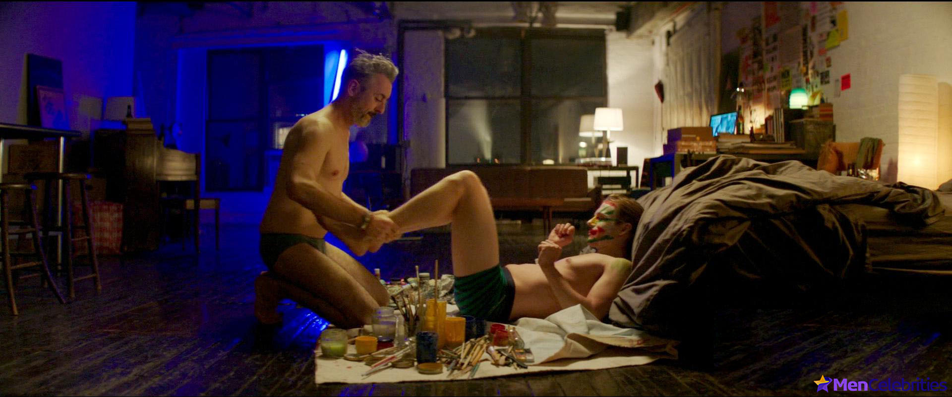 Alan Cumming frontal nude and gay sex scenes