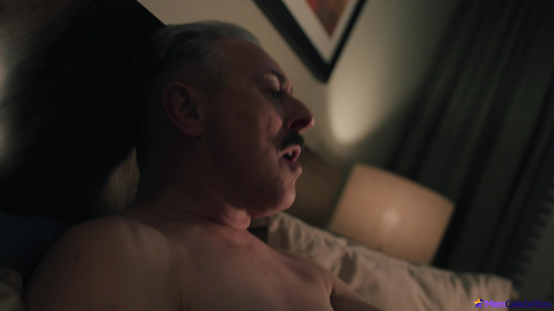 Alan Cumming cock bulge and jerk off scenes in Tip Toe