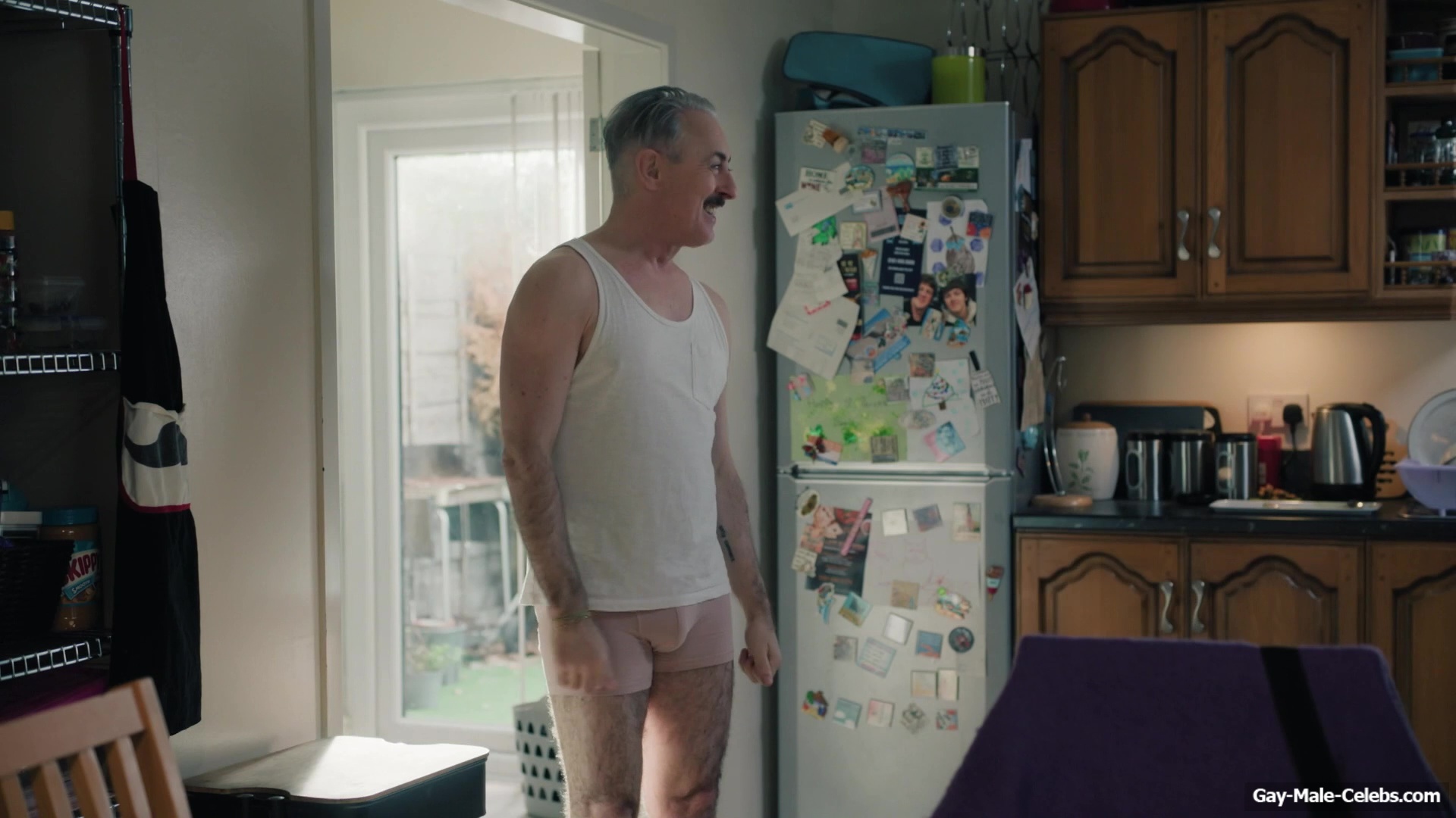 Alan Cumming Jerk Off and Dick Bulge Scenes in Tip Toe