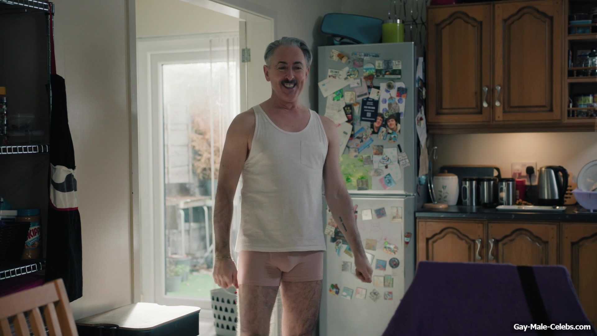 Alan Cumming Jerk Off and Dick Bulge Scenes in Tip Toe