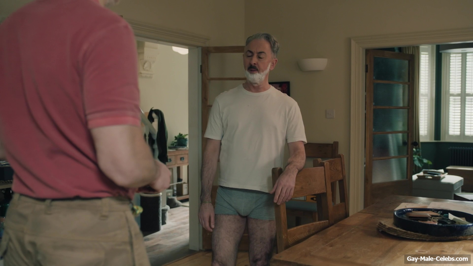 Alan Cumming Jerk Off and Dick Bulge Scenes in Tip Toe