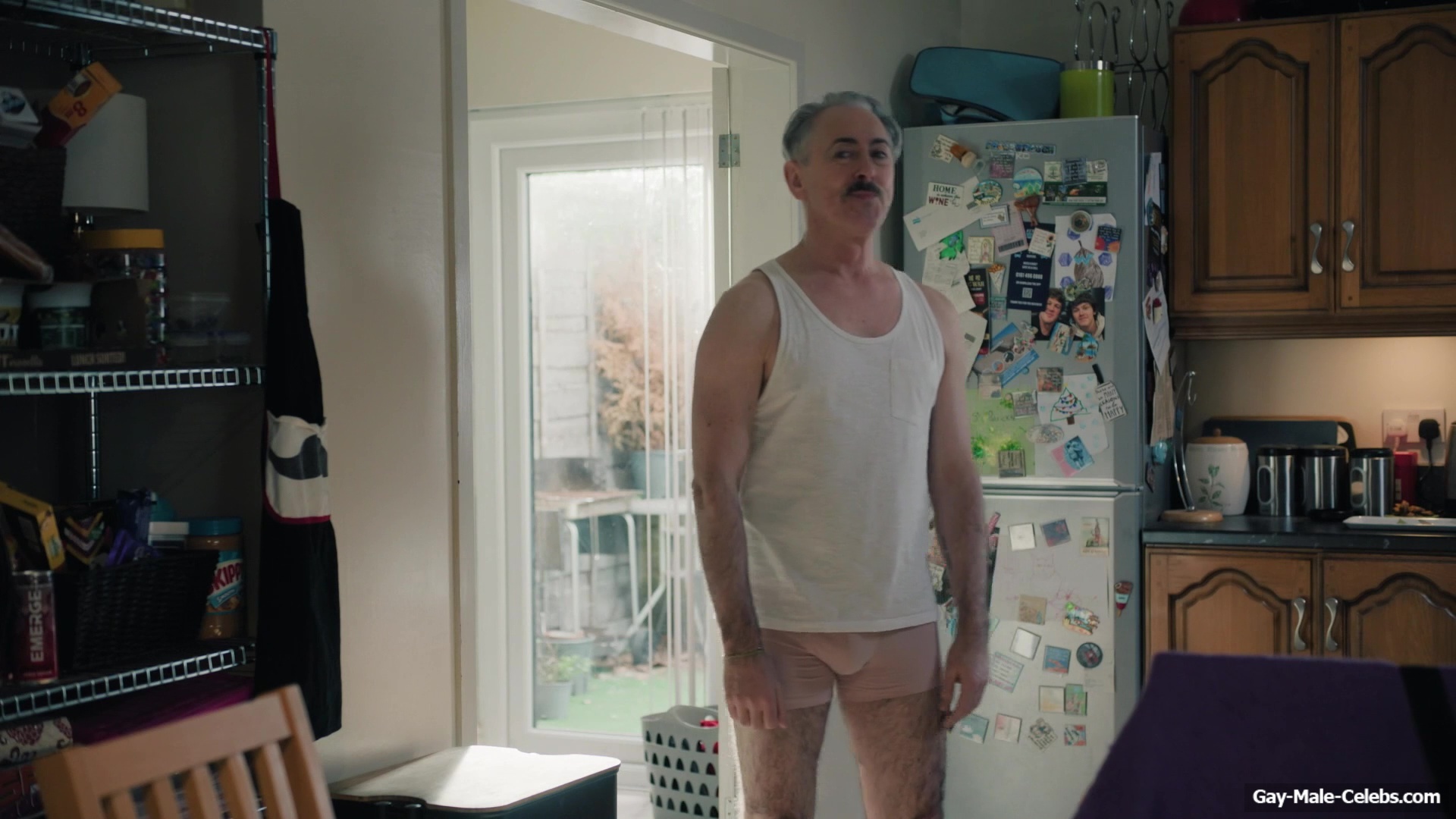 Alan Cumming Jerk Off and Dick Bulge Scenes in Tip Toe