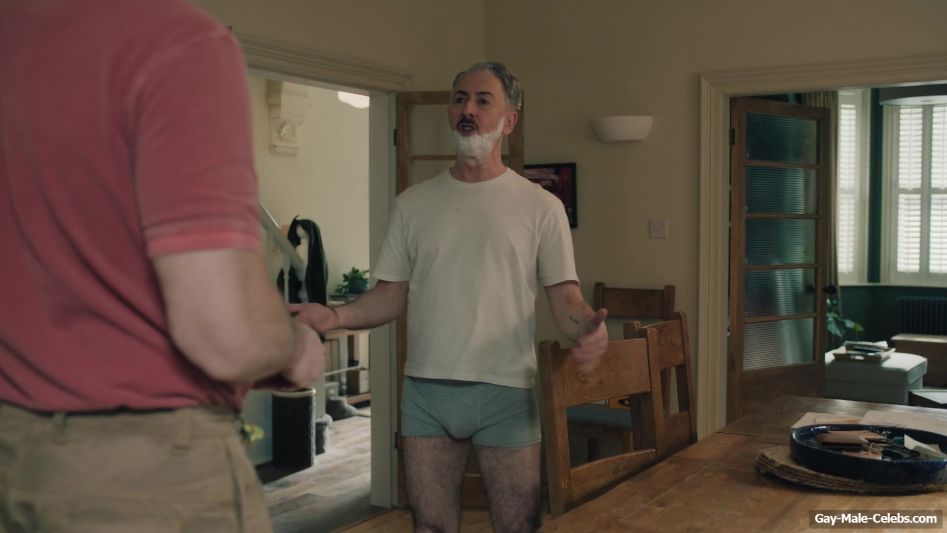 Alan Cumming Jerk Off and Dick Bulge Scenes in Tip Toe