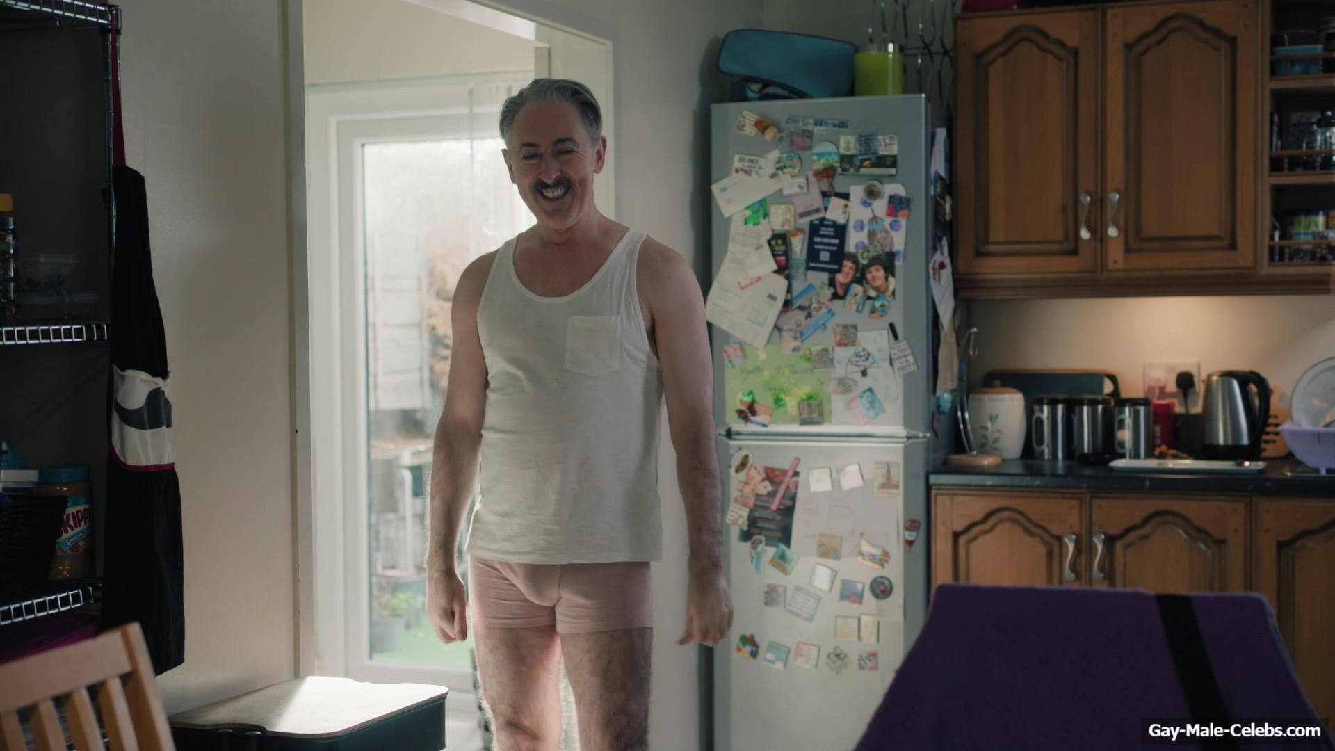 Alan Cumming Jerk Off and Dick Bulge Scenes in Tip Toe