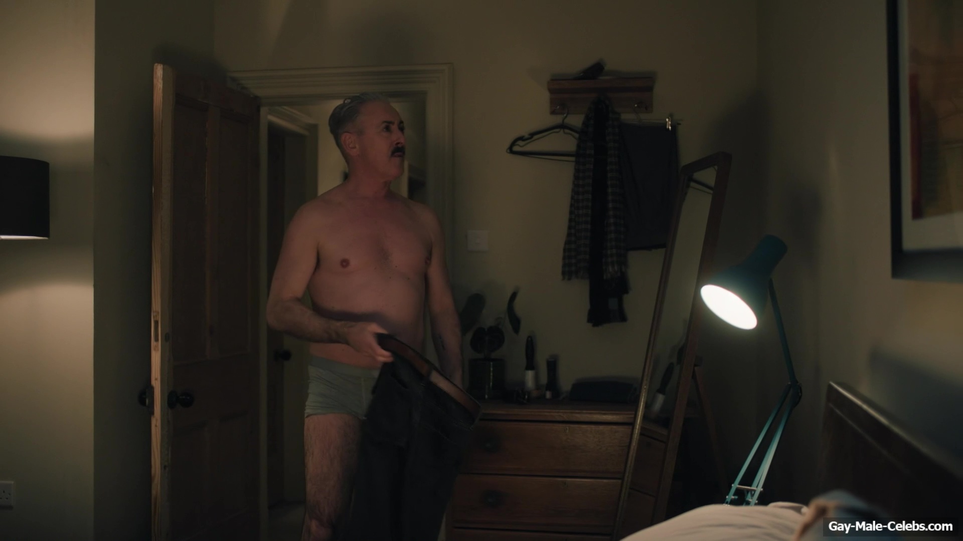 Alan Cumming Jerk Off and Dick Bulge Scenes in Tip Toe
