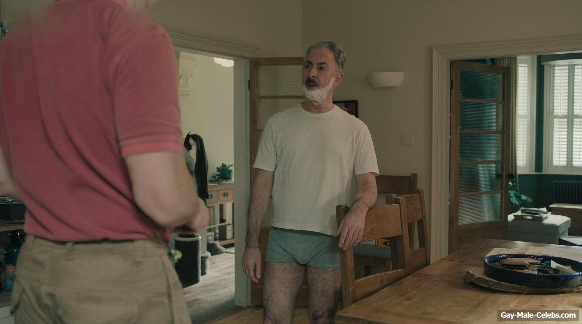 Alan Cumming Jerk Off and Dick Bulge Scenes in Tip Toe