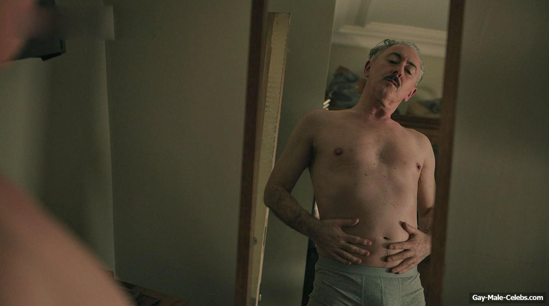 Alan Cumming Jerk Off and Dick Bulge Scenes in Tip Toe