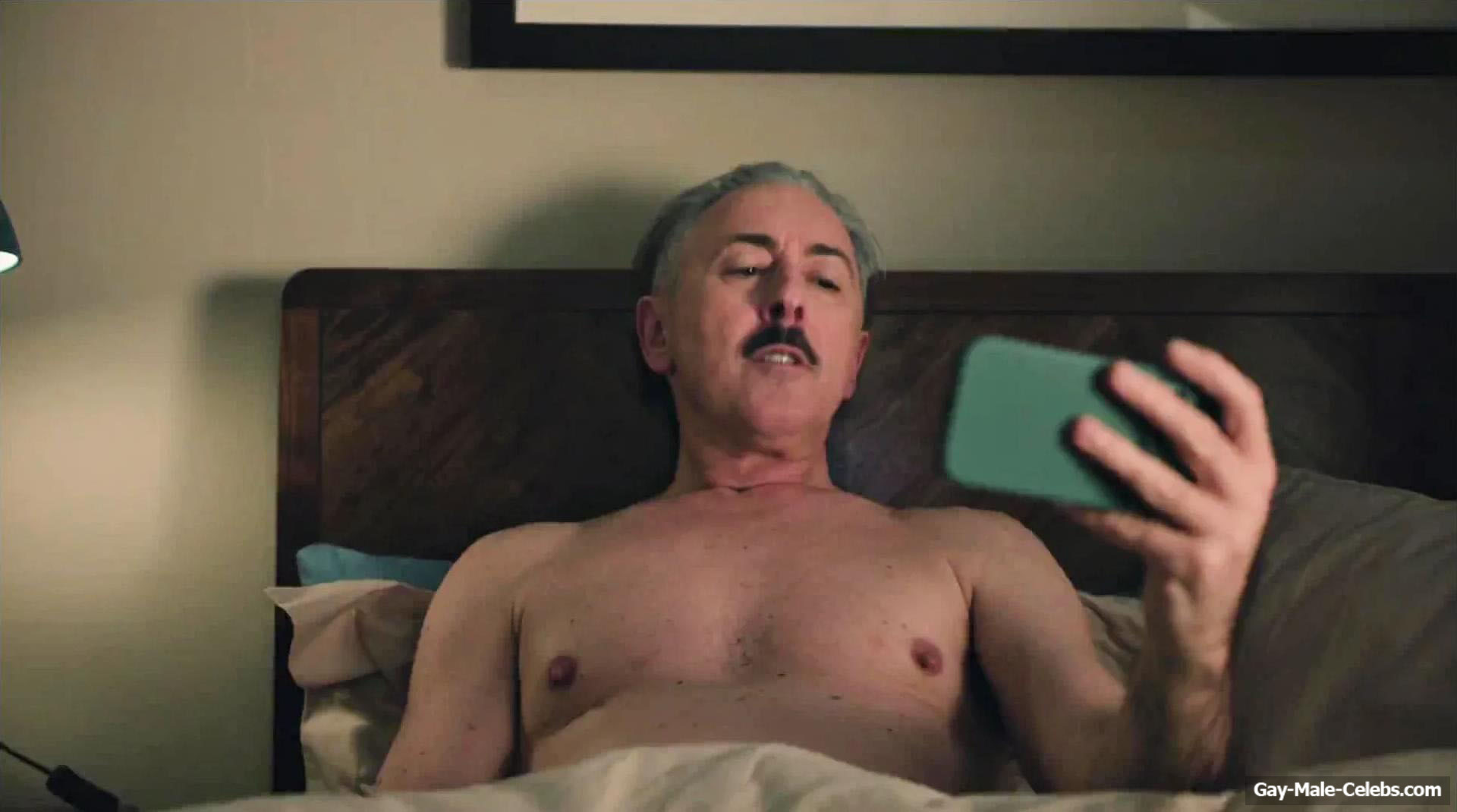 Alan Cumming Jerk Off and Dick Bulge Scenes in Tip Toe
