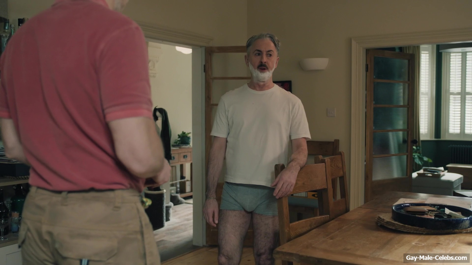 Alan Cumming Jerk Off and Dick Bulge Scenes in Tip Toe