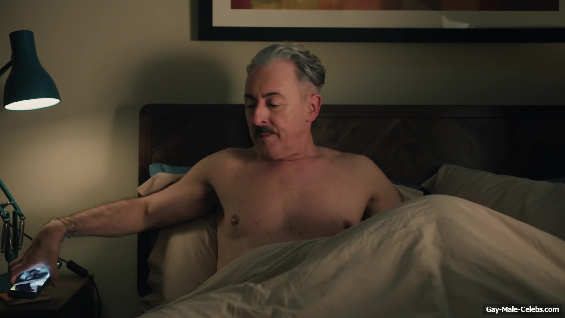 Alan Cumming Jerk Off and Dick Bulge Scenes in Tip Toe