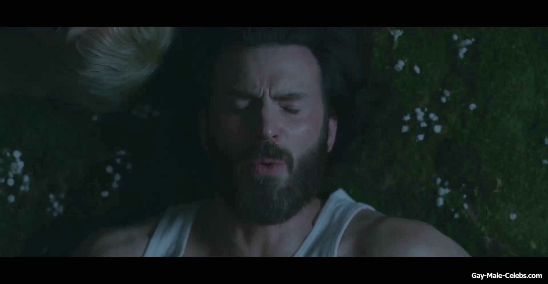 Chris Evans Shirtless And Bulge Underwear Scenes in Sacrifice