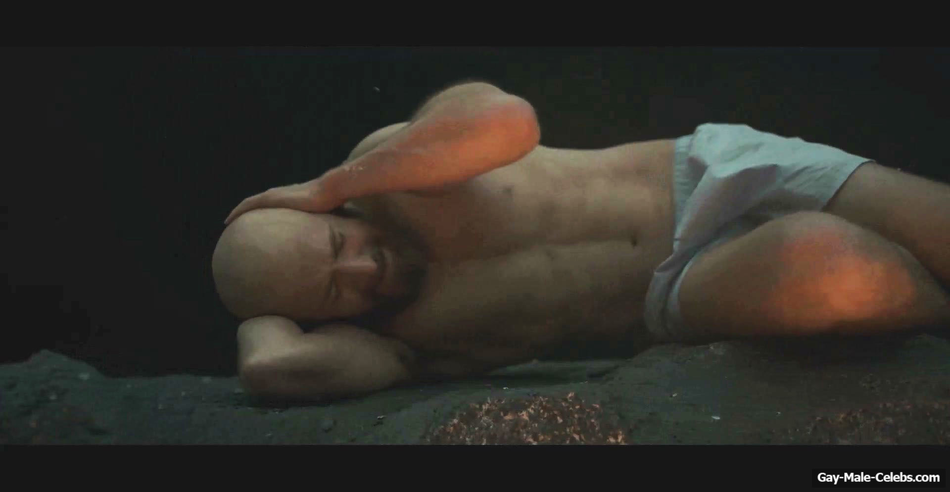 Chris Evans Shirtless And Bulge Underwear Scenes in Sacrifice