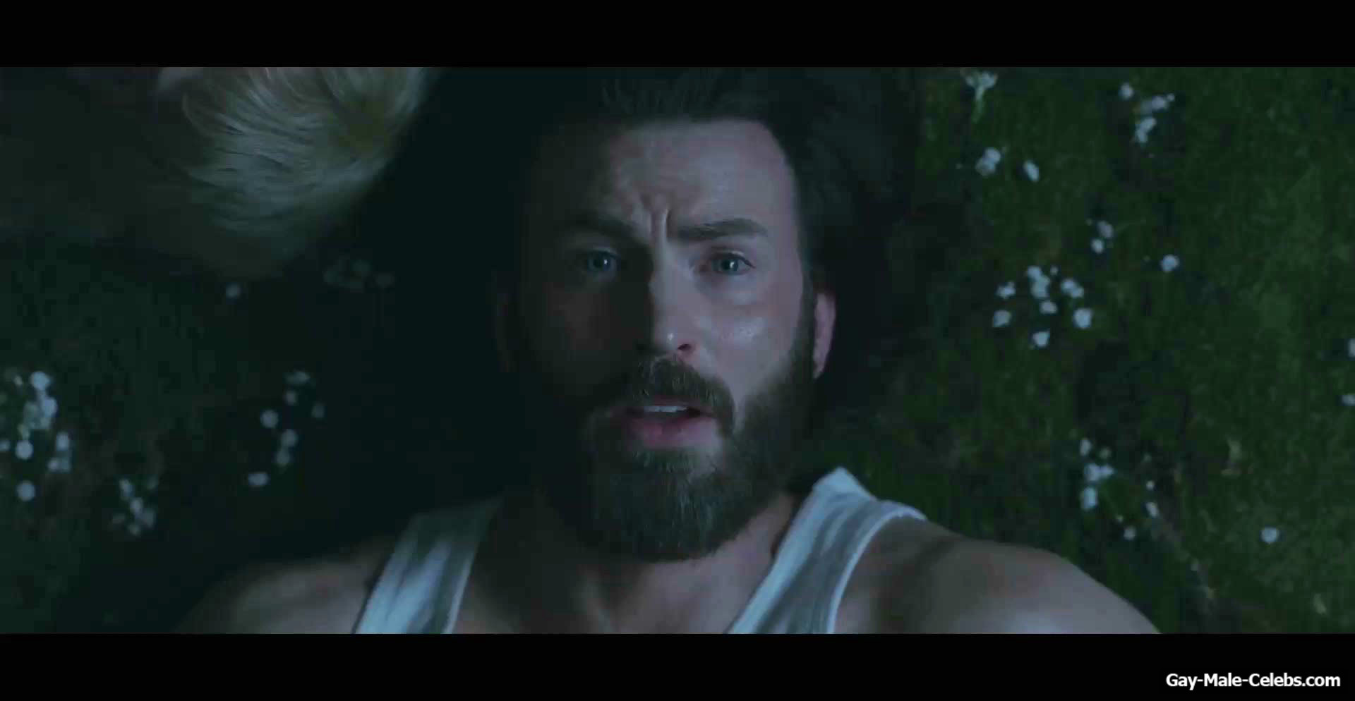 Chris Evans Shirtless And Bulge Underwear Scenes in Sacrifice
