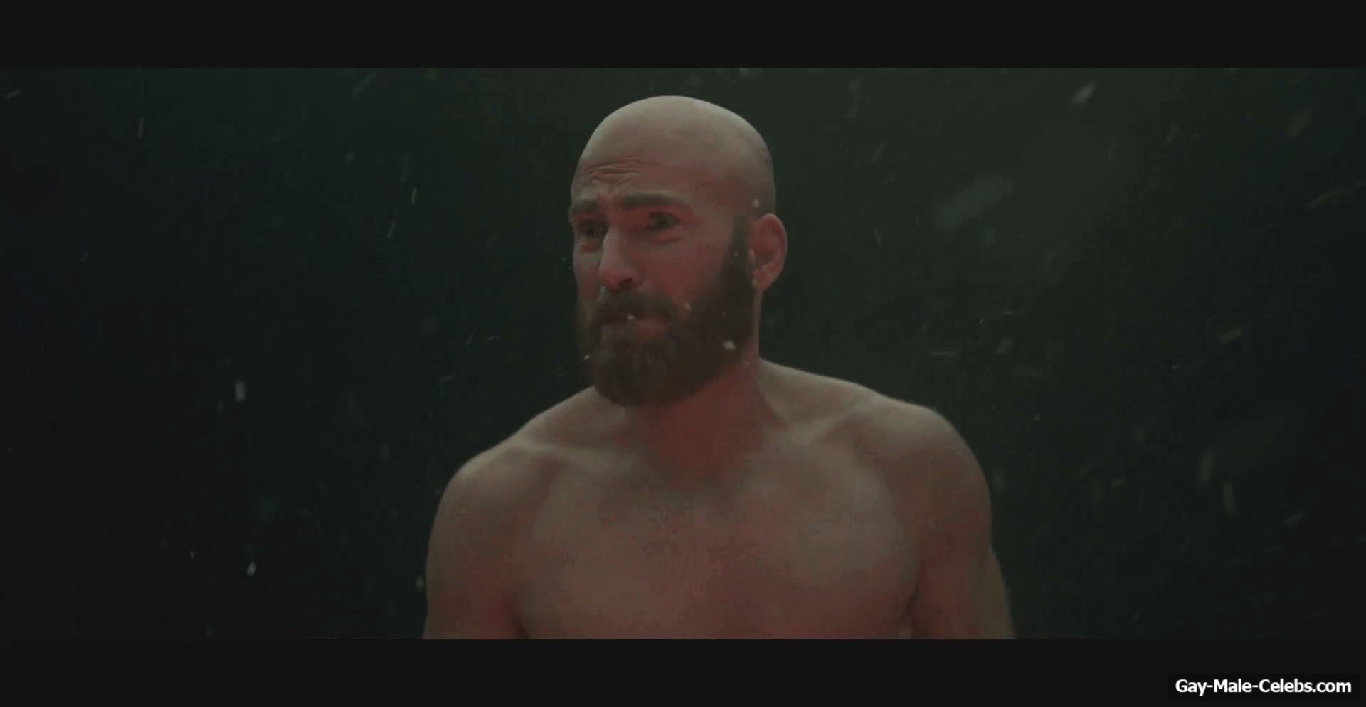Chris Evans Shirtless And Bulge Underwear Scenes in Sacrifice