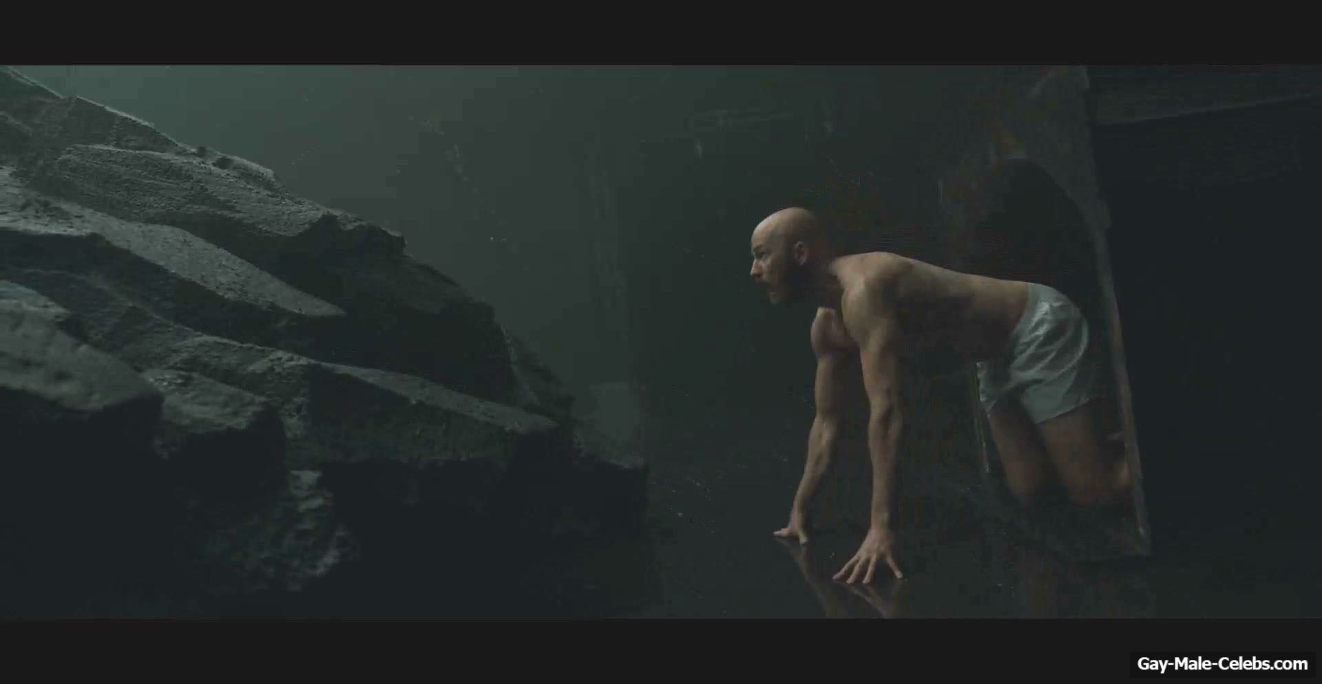 Chris Evans Shirtless And Bulge Underwear Scenes in Sacrifice